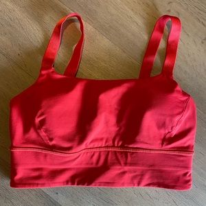 Lululemon sports bra. Size 6. Color red.